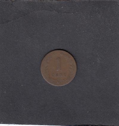 Beschrijving: 1 Cent WILLEM III